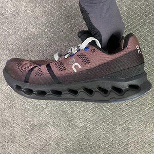 On Cloud Cloudsurfer Running Shoes Men's 10.5 Cobalt Black Sneakers 3MD10421509